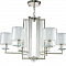 Люстра Crystal Lux NICOLAS SP-PL6 NICKEL/WHITE
