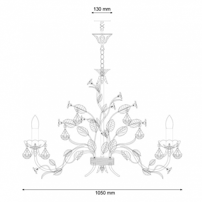 Люстра Lucia Tucci Fiori di rose 1770.10